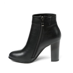 Women's demi-season shoes leather isolated on white background