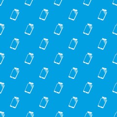 Broken screen smartphone pattern vector seamless blue repeat for any use