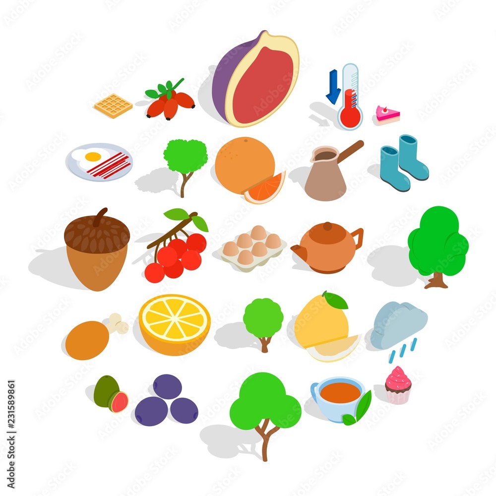 Aufkleber establishment icons set. isometric set of 25 establishment vector icons for web isolated on white ba