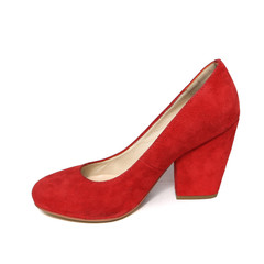 Women's toe and platform shoes isolated on white background