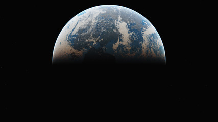 sunrise from planet orbit © aleksandar nakovski