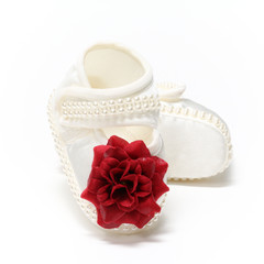 Teenager sneakers shoe isolated on white background