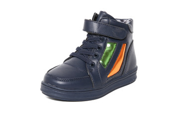 Teenager sneakers shoe isolated on white background