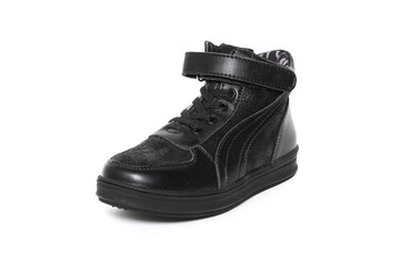 Teenager sneakers shoe isolated on white background