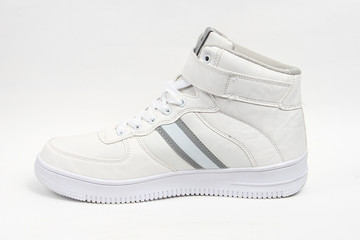 Cool sneakers shoe isolated on white