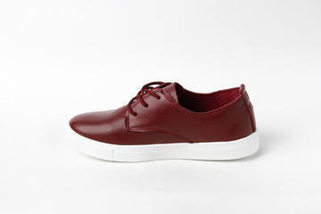 Cool sneakers shoe isolated on white