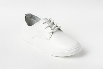 Cool sneakers shoe isolated on white