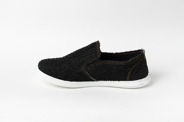 Cool sneakers shoe isolated on white