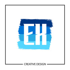 Initial Letter EX Logo Template Design Vector Illustration