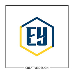 Initial Letter EY Logo Template Design Vector Illustration