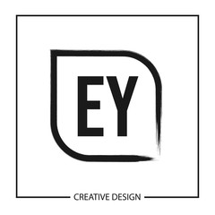 Initial Letter EY Logo Template Design Vector Illustration