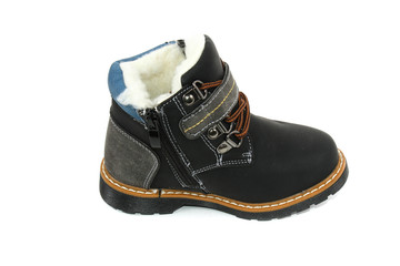 Baby Kid's modern sneakers shoe isolated on white background