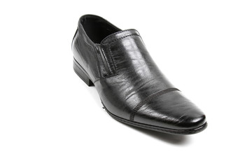 Men's leather fashion shoes isolated on white background