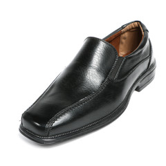 Men's leather fashion shoes isolated on white background