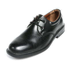 Men's leather fashion shoes isolated on white background