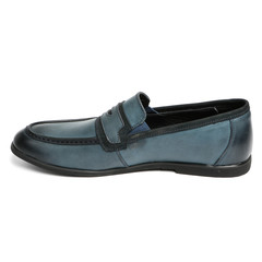 Men's leather fashion shoes isolated on white background