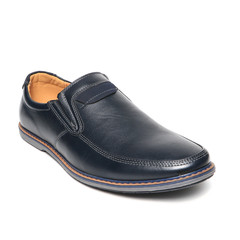 Men's leather fashion shoes isolated on white background