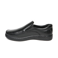 Men's leather fashion shoes isolated on white background