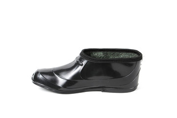 Rubber boots isolated on white background