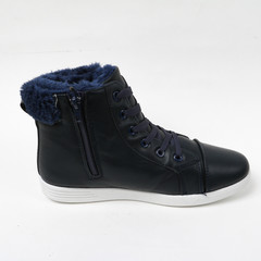 Women's demi-season shoes leather on white background