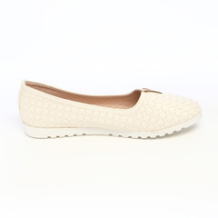 Women's demi-season shoes leather on white background