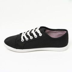 Women's demi-season shoes leather on white background