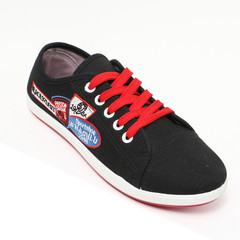 Women's demi-season shoes leather on white background