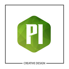 Initial Letter PI Logo Template Design Vector Illustration