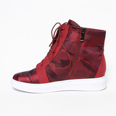 Women's demi-season shoes leather on white background