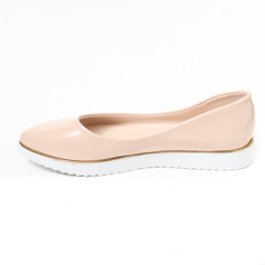 Women's demi-season shoes leather on white background
