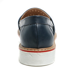 Fototapeta premium Women's demi-season shoes leather on white background