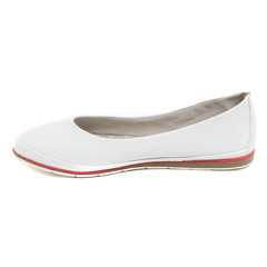 Women's demi-season shoes leather on white background