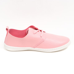 Women's demi-season shoes leather on white background