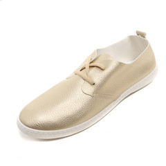 Women's demi-season shoes leather on white background