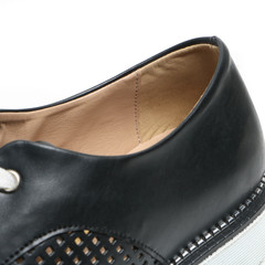 Parts of footwear on a white background.