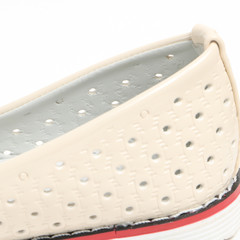 Parts of footwear on a white background.