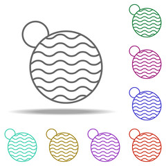 planets icon. Elements of Cartooning space in multi color style icons. Simple icon for websites, web design, mobile app, info graphics