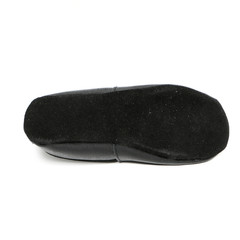 Women's flats shoes leather isolated on white background