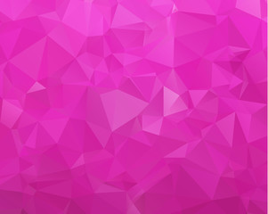 Multicolor purple, pink polygonal illustration, which consist of triangles. Geometric background