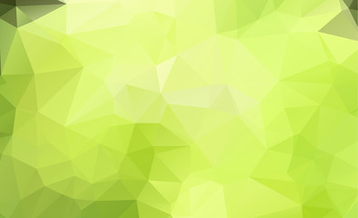Fototapeta premium Abstract green which consist of triangles. Geometric background in Origami style with gradient. Triangular design for your business.