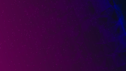 Modern polygonal space background with stars. Vector wallpaper.