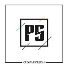 Initial Letter PS Logo Template Design Vector Illustration