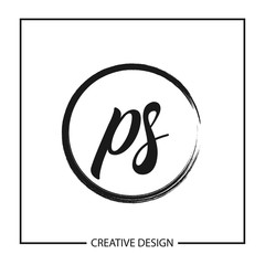 Initial Letter PS Logo Template Design Vector Illustration