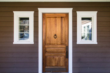 Grand front door entryway 