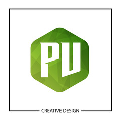 Initial Letter PV Logo Template Design Vector Illustration