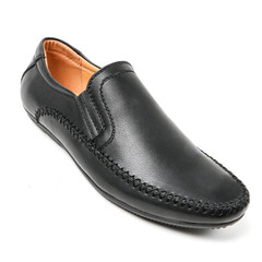 Classic office leathers man shoes isolated on white background.