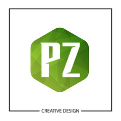 Initial Letter PZ Logo Template Design Vector Illustration