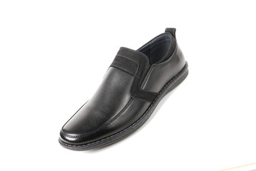 Stylish causal man shoe on white background.