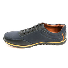 Stylish causal man shoe on white background.