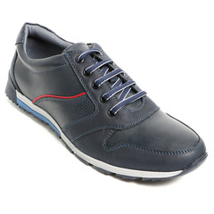 Stylish causal man shoe on white background.